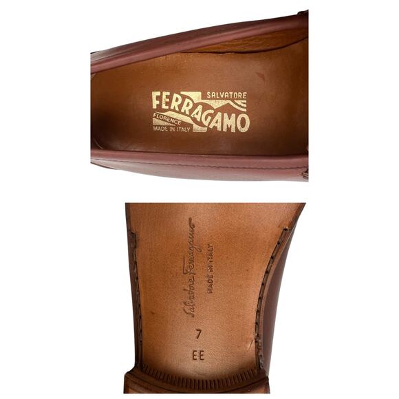 Ferragamo Gancini Leather Loafers main image 6